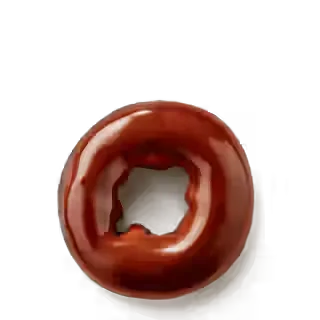 Tim Hortons Double Chocolate Donut 1 Double Chocolate Donut