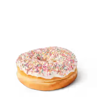 Tim Hortons Vanilla Dip Donut 1 Vanilla Dip Donut